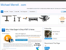 Tablet Screenshot of michaelmerrell.com